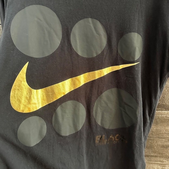 COMME DES GARÇONS X Nike Swoosh Print T-shirt size L - Picture 3 of 5